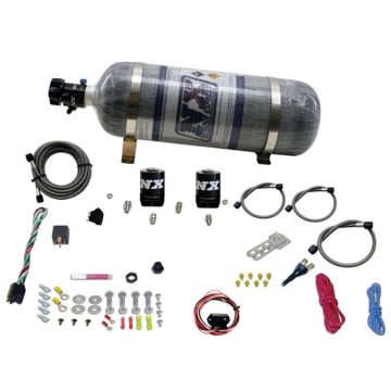 Drive-By-Wire Single Nozzle System with 12Lb Carbon Bottle for GM Vehicles (35-150Hp) Nitrous Express NX 20930-12