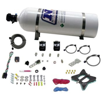 2 Valve Plate System With 15Lb Bottle for Ford Mustang 4.6L (50-150Hp) Nitrous Express NX 20946-15
