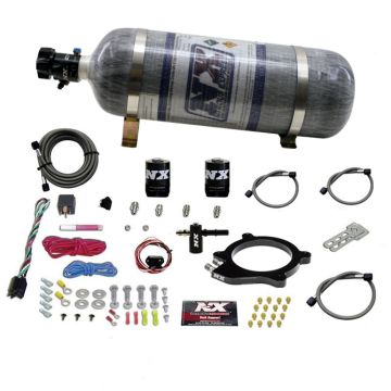 Nitrous Plate System LT4 Supercharged with 12Lb Carbon Bottle for Chevrolet Corvette/Camaro/Cts-v 6.2L Nitrous Express NX 20961-12