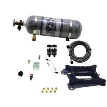 4150 Hitman Nitrous Plate System 100-150-200Hp with 12Lb Carbon Bottle Nitrous Express NX 40040-12