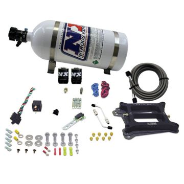 4150 Conventional Plate System Alcohol Pro-Power 100-500Hp with 10Lb Bottle Nitrous Express NX 50045-10