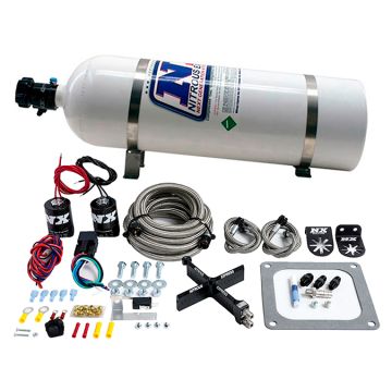 4500 Covert Crossbar Plate System Pro-Power 100-500Hp with 15Lb Bottle Nitrous Express NX 63571-15