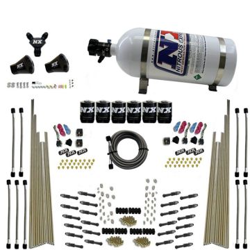 Three Stage 8-Cyl Dry Direct Port Nitrous System 10LB Nitrous Express NX 93206-10