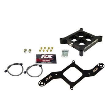 Single Entry Pro Power Crossbar Plate Convesion 4150 Flange 50-300Hp Nitrous Express NX NX603