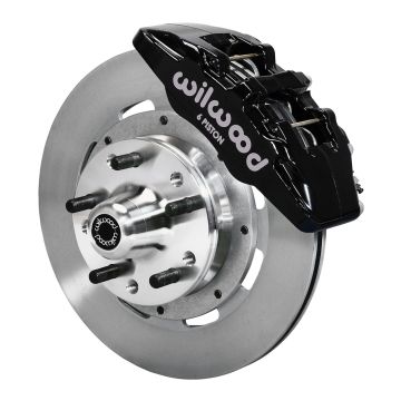 Wilwood 140-12947 Forged Dynapro 6 Big Brake Front Brake Kit 12.19 Black for Ford