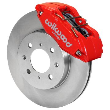 Wilwood 140-12996 Forged DPHA Front Brake Kit 10.32 Red for Honda Acura
