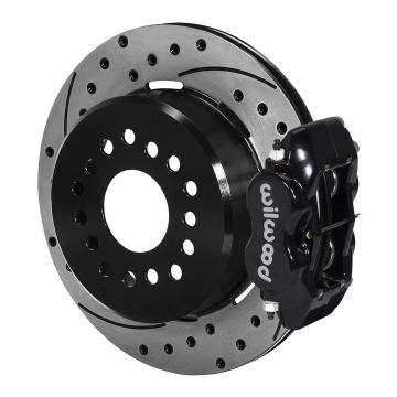 Wilwood 140-7141-D Forged Dynalite Rear Brake Kit 12.19 Drilled Black