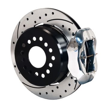Wilwood 140-7141-DP Forged Dynalite Rear Brake Kit 12.19 Drilled Polished