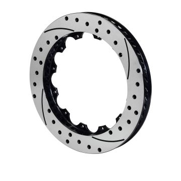 Wilwood 160-13543-BK SRP Drilled Performance Rotor 12.88 Right Black