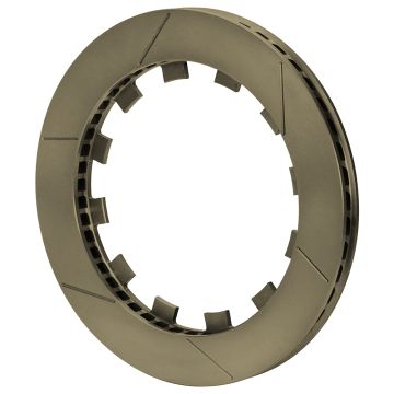 Wilwood 160-15876-B GT Slotted 48 Curved Vane Rotor 13in Burnished Left