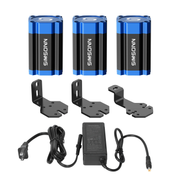 Pedals Reactor for Vibration Feedback SIMSONN VAM Pro Linear Motor Simulator Simracing 3 Pack with Power Supply