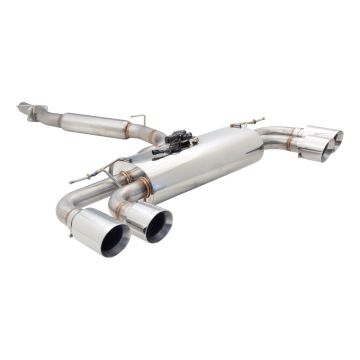 Exhaust system XForce with Varex muffler for Volkswagen GOLF 2013-2017 R MK 7 stainless steel