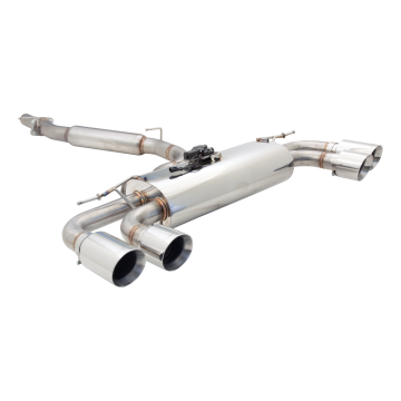 Exhaust system XForce with Varex muffler for Volkswagen Golf 2013-2017 R MK 7 stainless steel