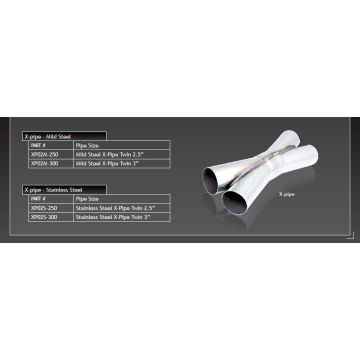 X-Pipe Twin 3"   