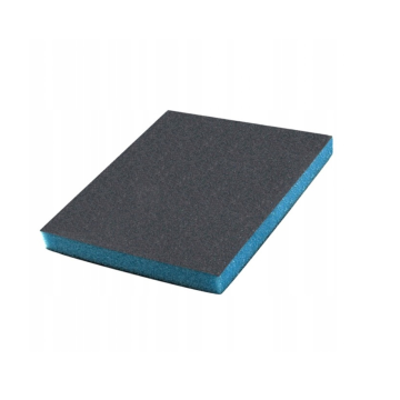 Leather Expert foam-backed sanding pad for leather restoration and preparation 12x10cm