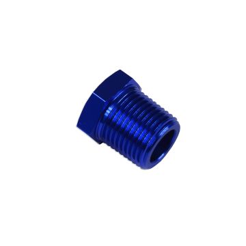 Adapter 1/8 NPT Hex Head Socket Blanking Plug Bung Blocker Male Fuel Oil Blue