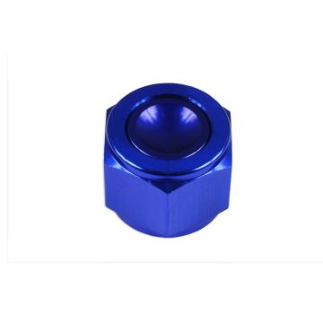 AN -4 AN4 JIC Female Flare Hex Port Plug Adapter Fitting Blue