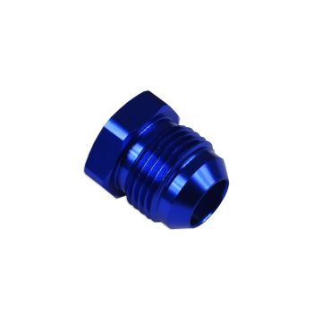 AN -6 AN6 JIC Flare Hex Port Plug Adapter Fitting Blue