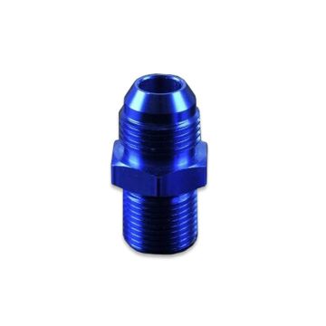 AN10 JIC Flare To M12x1.0 Straight Hose Fitting Adapter Blue