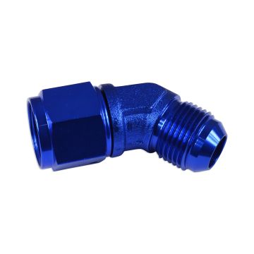Adapter AN12 45' female-male coupler hose fitting Blue