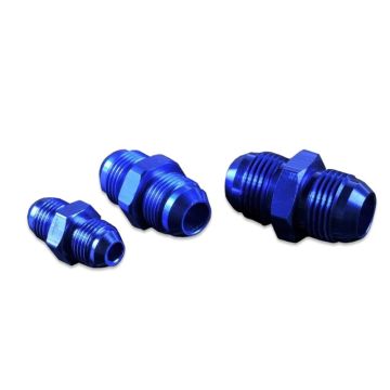 AN12 MALE to AN12 MALE JIC hose fitting adapter Blue