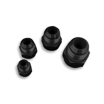 Adapter AN6 male to AN4 female JIC reducer hose fitting Black