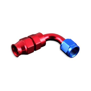 AN -8 AN8 JIC 90' Degree PTFE Fuel Oil Fitting hose end Red