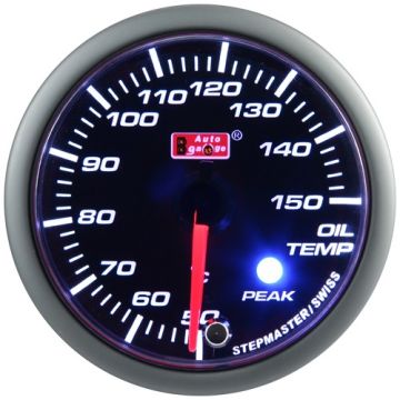 Auto Gauge Oil temperature indicator Blue