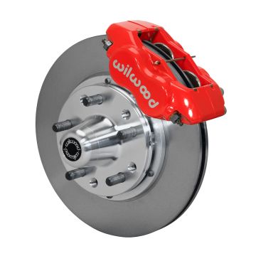 Wilwood 140-11018 Forged Dynalite Pro Series Front Brake Kit Red 11.00 for Ford Mustang 1984-1993