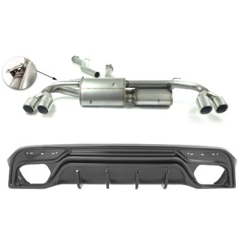 Sport muffler exhaust for ALFA ROMEO Stelvio 2016 SUV