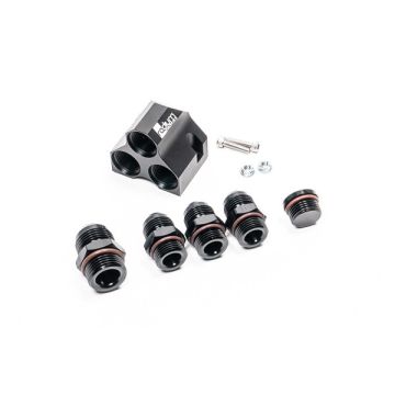 Distribution Block, 12-10-10-10 with Fittings Radium Engineering