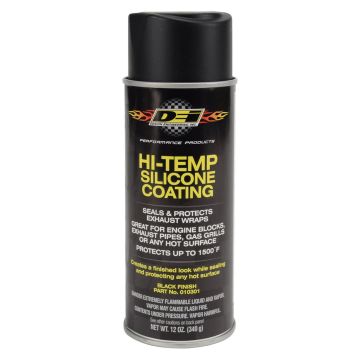 Farba żaroodporna Hi-Temp Silicone Coating Spray - czarny DEI 010301