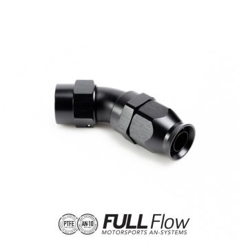 Nuke Performance Full Flow PTFE Hose End Fitting 45 Degree AN-12
