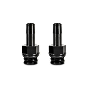 Mishimoto MMFT-M16-38BK Aluminum Catch Can Fitting M16x1.5 3/8" Black 2pcs     