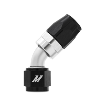 Mishimoto MMFT-SW-12-45 Aluminum -12AN 45 Degree Fitting Black       
