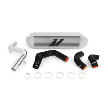 Mishimoto MMINT-FOST-13KPSL Intercooler Kit for Ford Focus ST 13-18 Silver w/ Polished Pipes   