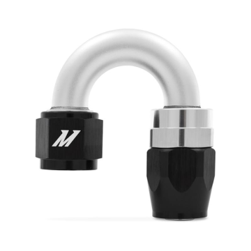 Mishimoto MMFT-SW-10-180 Aluminum -10AN 180 Degree Fitting Black       