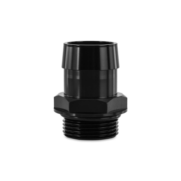 Mishimoto MMFT-16ORB-114BK Hose Barb Aluminum Fitting  -16ORB to 1 1/4" Black   