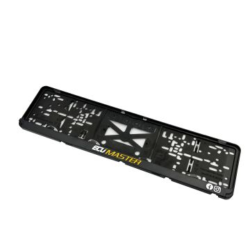 Vehicle license mounting plate frame Ecumaster