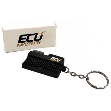 Key ring with the logo Ecumaster Black