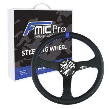 Sport Steering Wheel FMIC.Pro Track leather 350mm offset 33mm blue