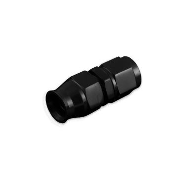 AN12 Straight PTFE Fuel Oil Hose End JIC Black