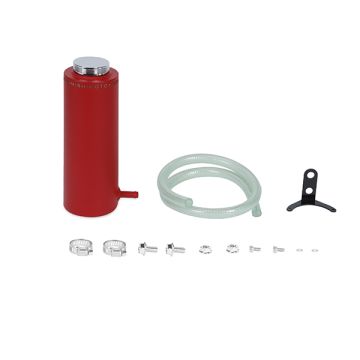 Mishimoto MMRT-CAWRD Aluminum Coolant Reservoir Tank Wrinkle Red       