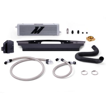 Mishimoto MMOC-MUS8-15TRHD Thermostatic Oil Cooler Kit for Ford Mustang GT RHD 15-17 Silver   