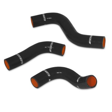 Mishimoto MMHOSE-MIA-90BK Silicone Radiator Hose Kit for Mazda Miata 90-93 Black     