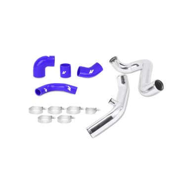 Mishimoto MMICP-EVO-01UBL Upper Intercooler Pipe Kit for Mitsubishi Lancer Evolution VII/VIII/IX 01-07 Blue Hoses  