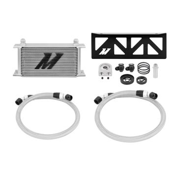Mishimoto MMOC-BRZ-13 Oil Cooler Kit for Subaru/Scion/Toyota BRZ/FR-S/86 13+ Silver      