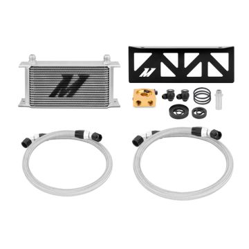 Mishimoto MMOC-BRZ-13T Thermostatic Oil Cooler Kit for Subaru/Scion/Toyota BRZ/FR-S/86 13+ Silver     