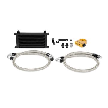 Mishimoto MMOC-STI-08TBK Thermostatic Oil Cooler Kit for Subaru WRX STI 08-14 Black    
