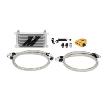 Mishimoto MMOC-STI-08T Thermostatic Oil Cooler Kit for Subaru WRX STI 41852 Silver    